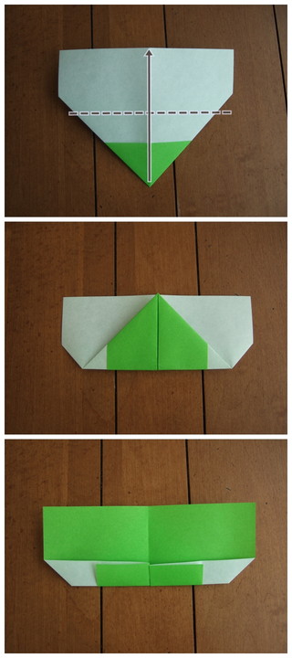 四つ葉のクローバーの折り方5